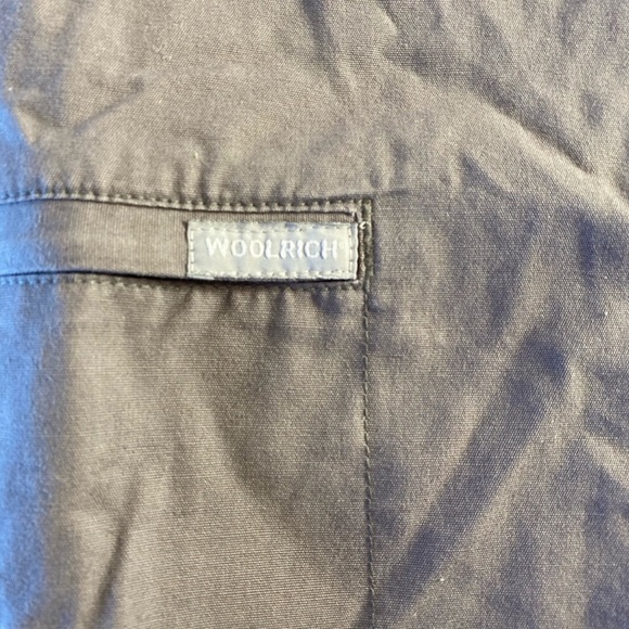 Woolrich Womens Grey Taupe Cargo Shorts Size 14P 30 High-Rise 6” I 100% Cotton - Picture 16 of 16